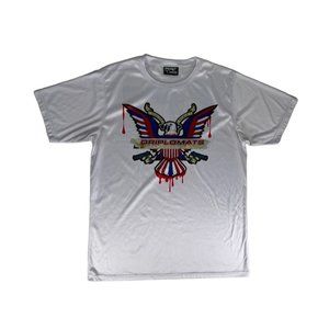 DIPSET Couture T Shirt White Large Logo Harlem World DIPLOMATS Mens 2XL